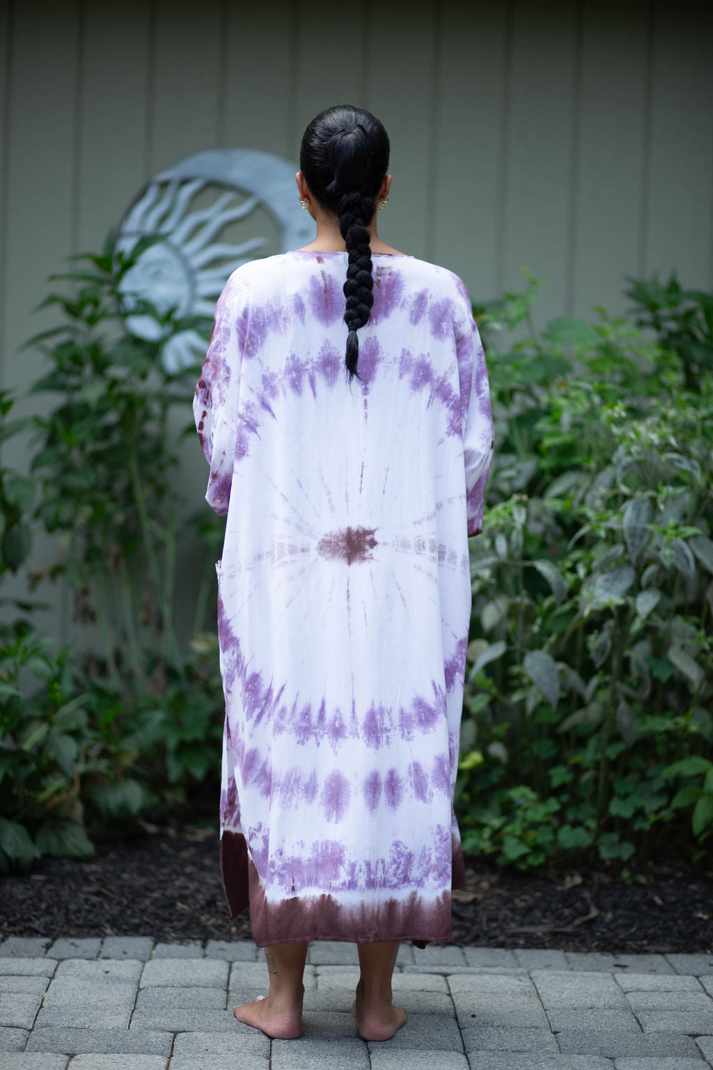 Amethyst Tie Dye Kimono