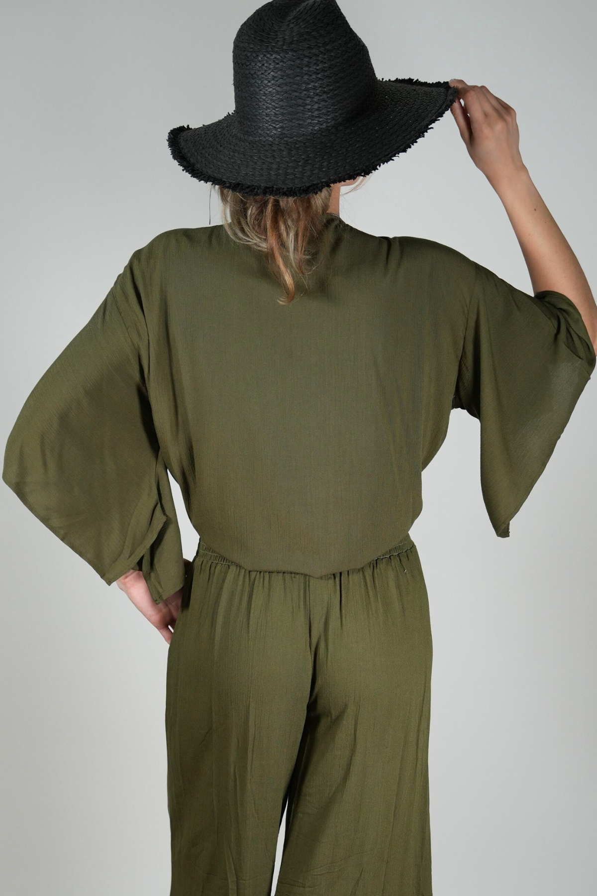 Bell Sleeve Tie Top