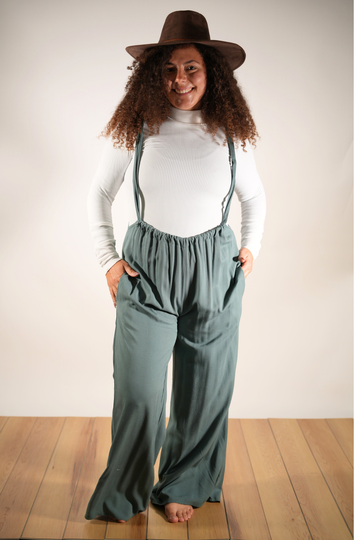 Jade Suspender Overalls