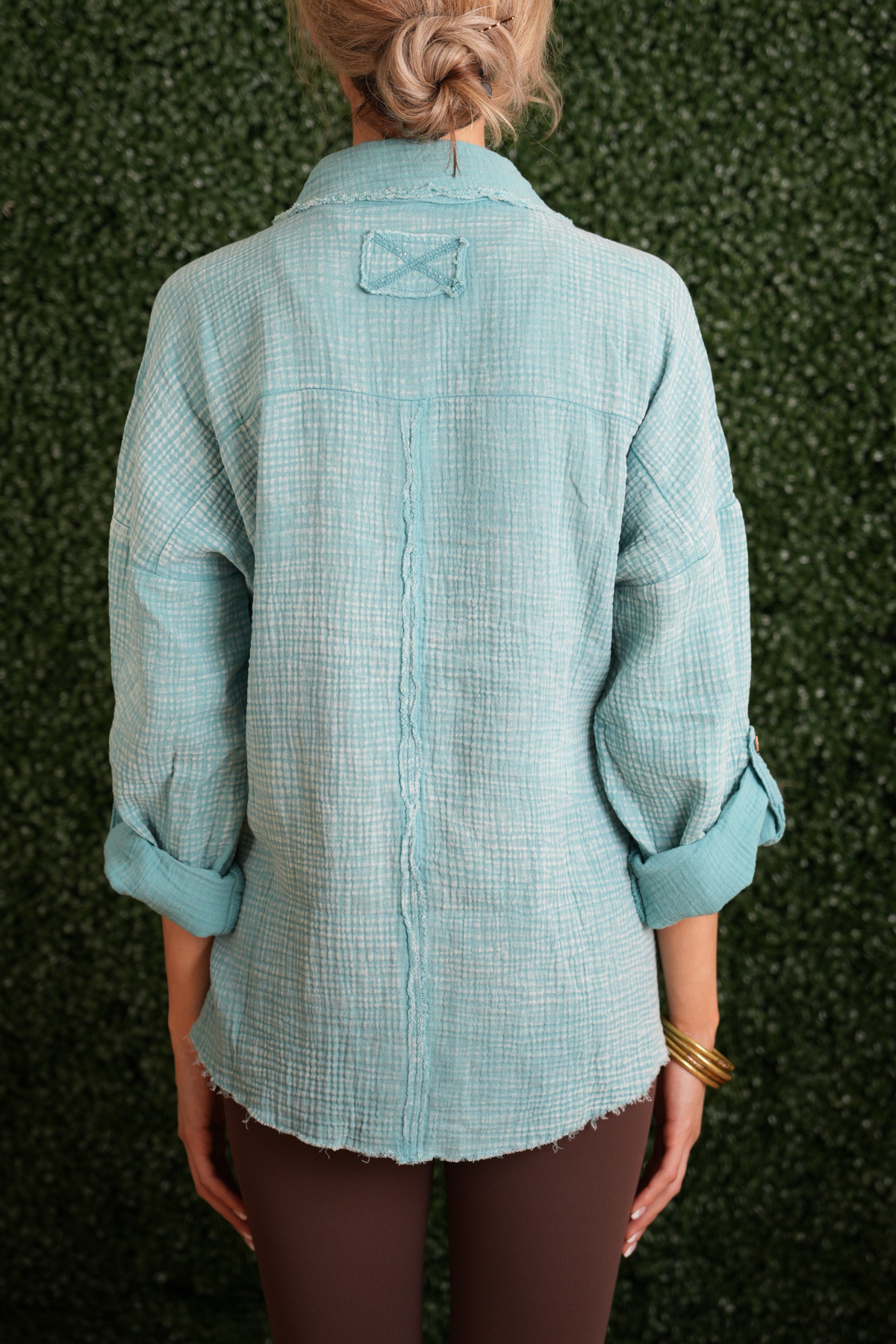 Washed Cotton Button Down