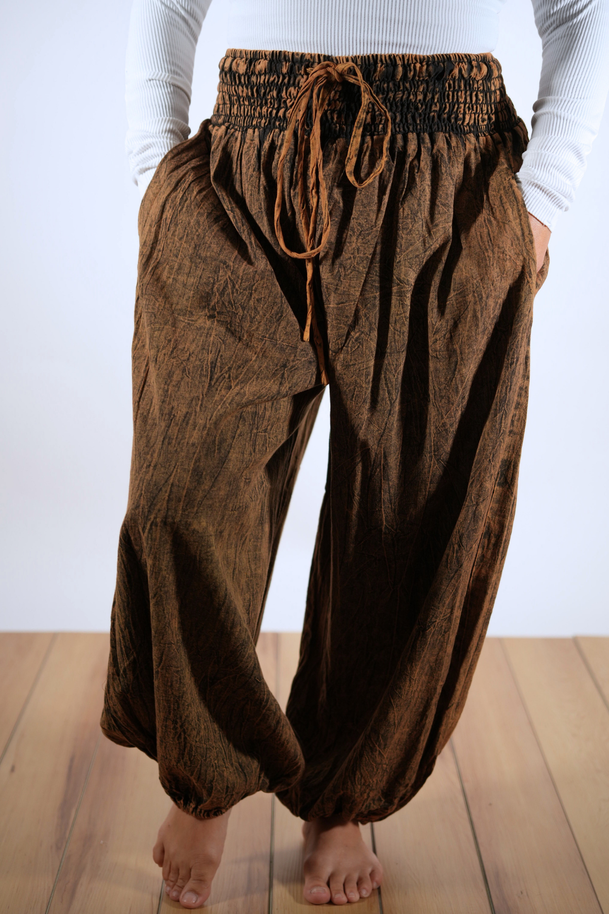 Cotton Harem Pants