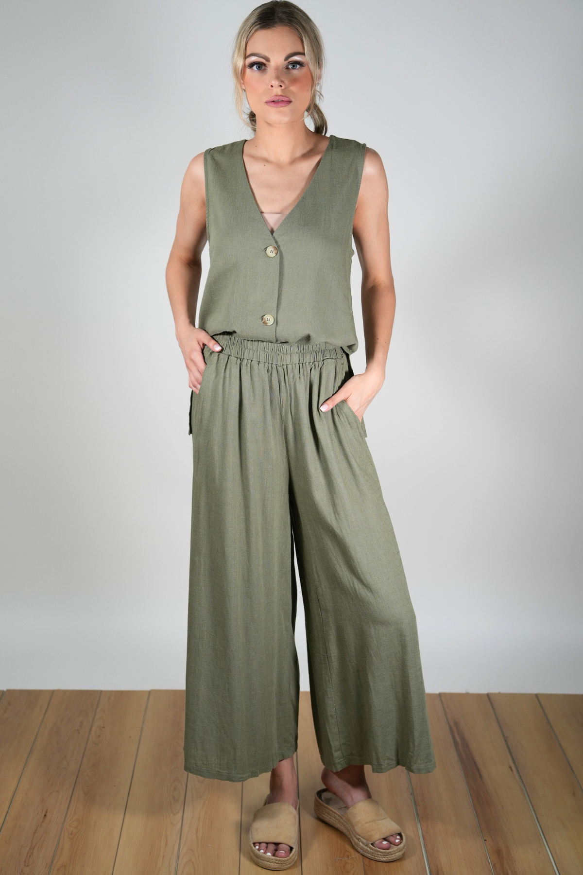 Linen Vest