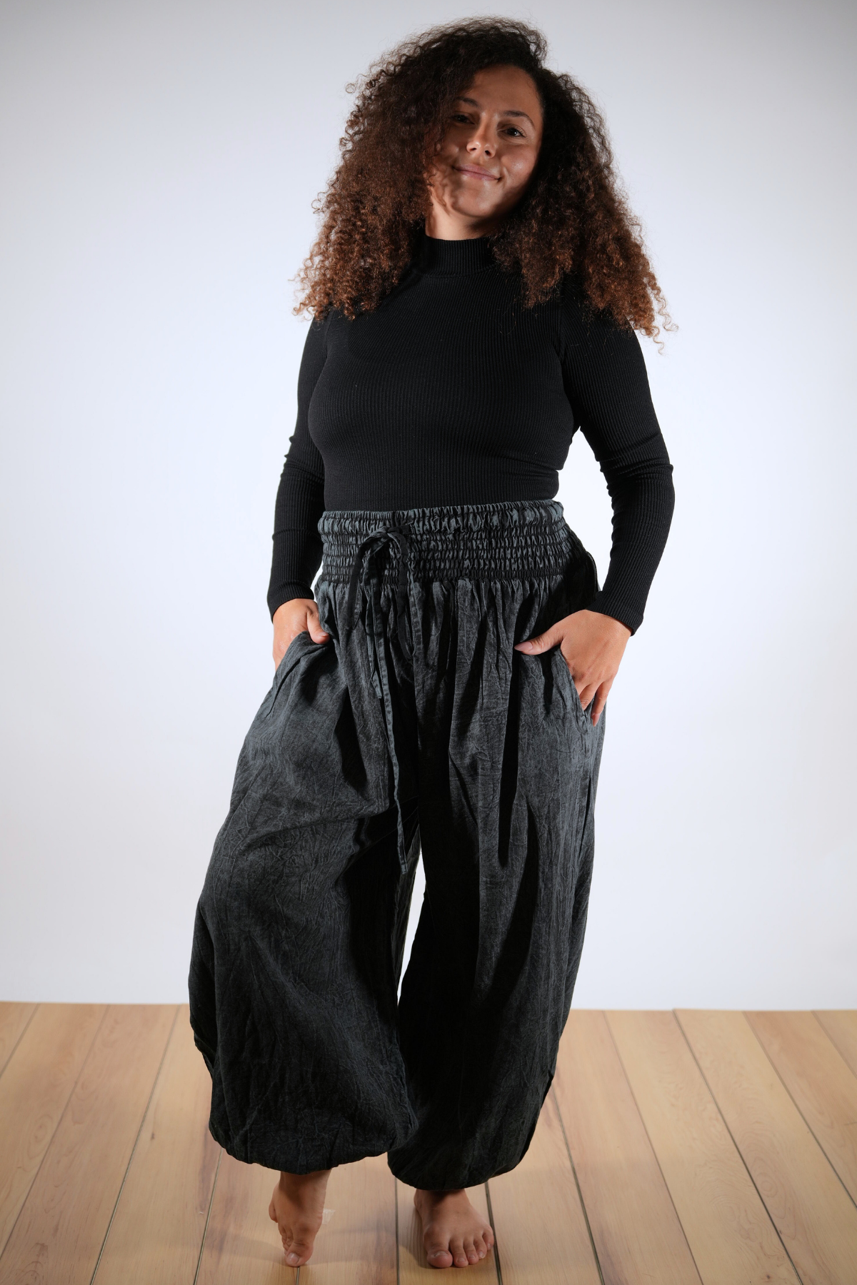 Cotton Harem Pants