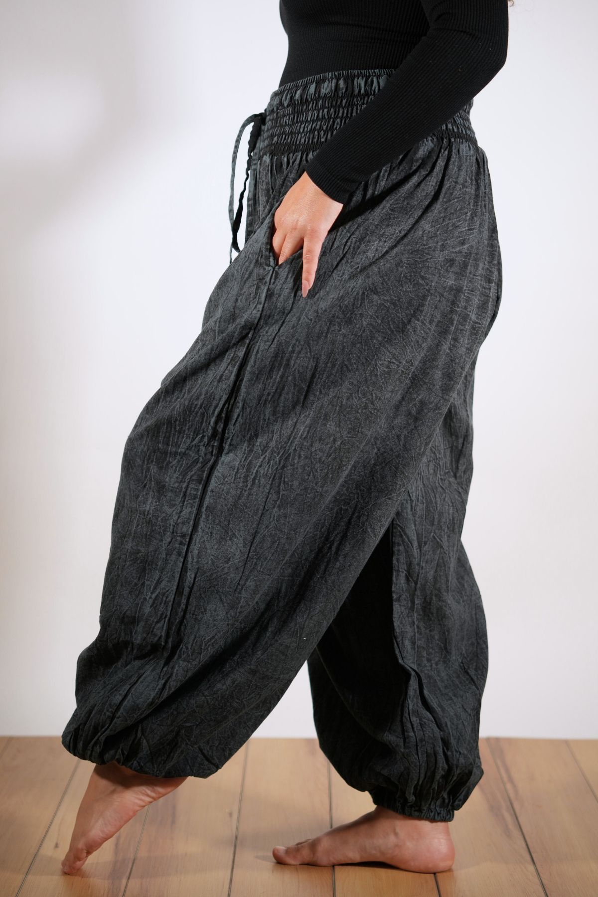 Cotton Harem Pants