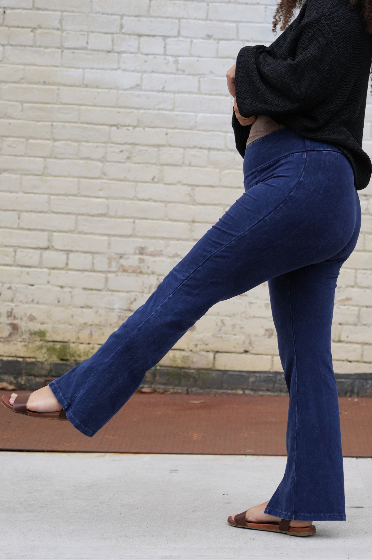 Front Slit Leggings