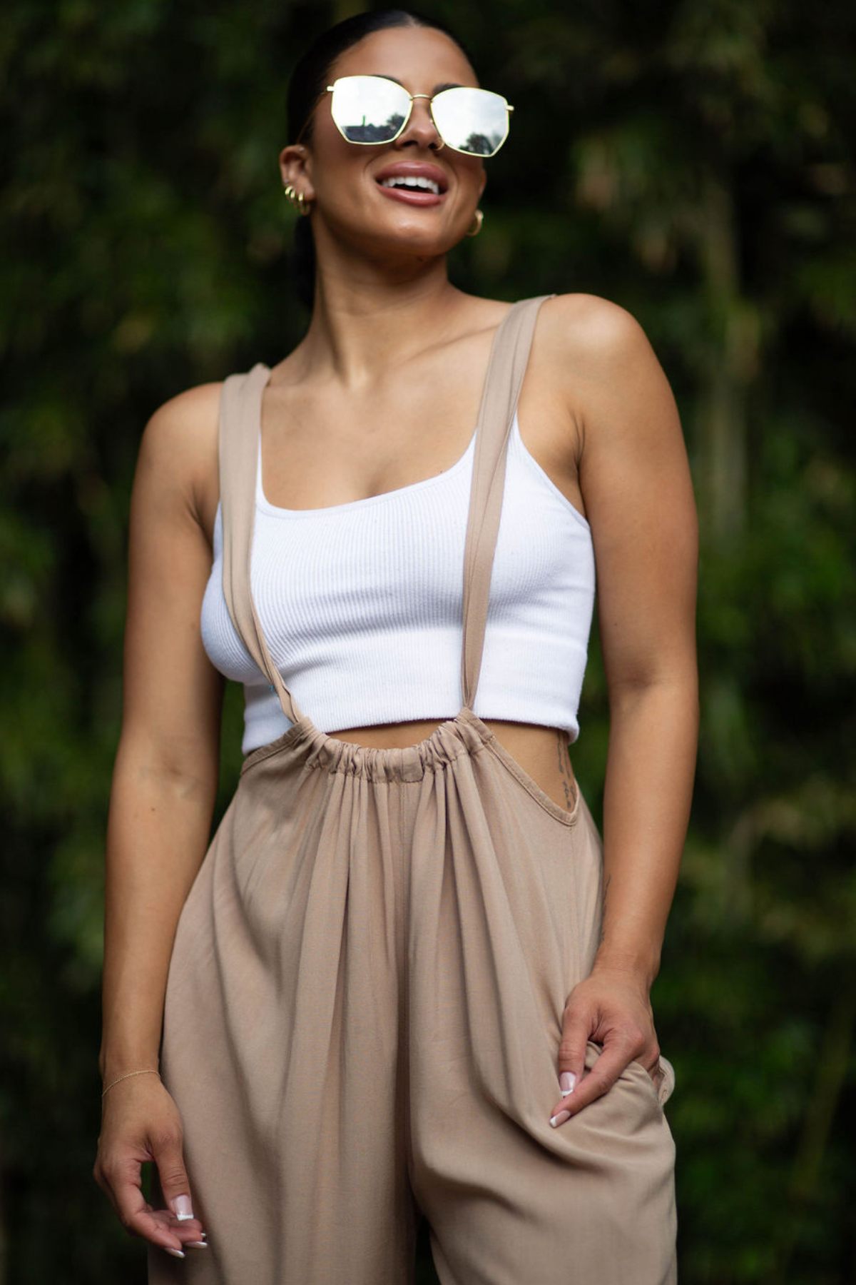 Natural Suspender Overalls