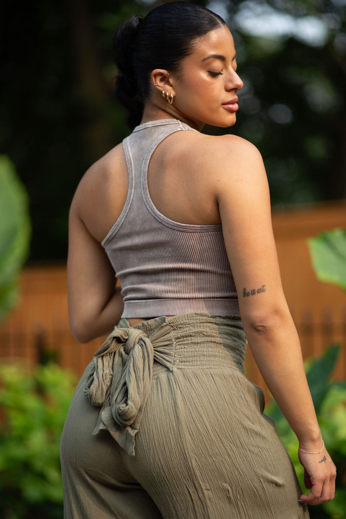 Mocha Ribbed Top