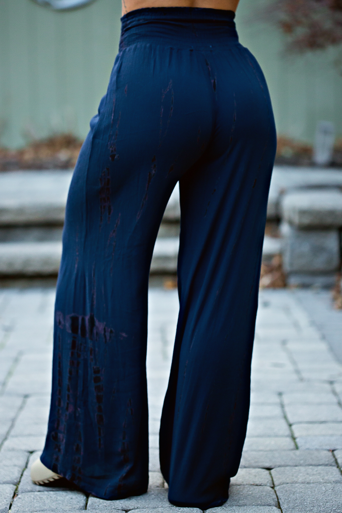 Midnight Sky Wide Leg Tie Dye Pants