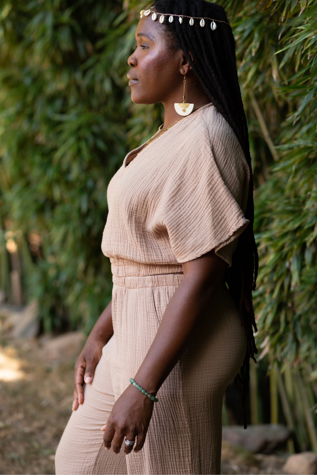 Sandstone Bat Sleeve Top