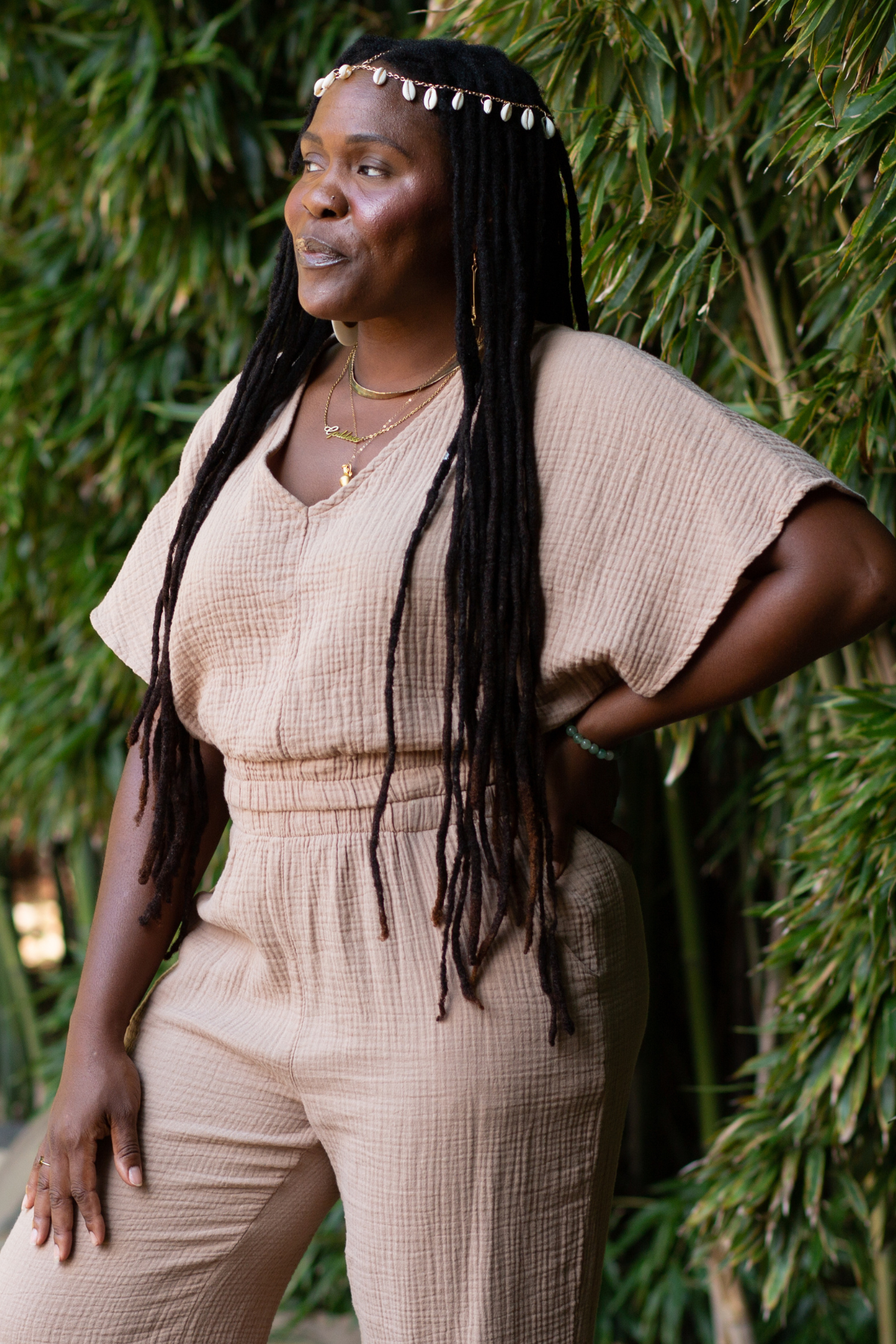Sandstone Bat Sleeve Top
