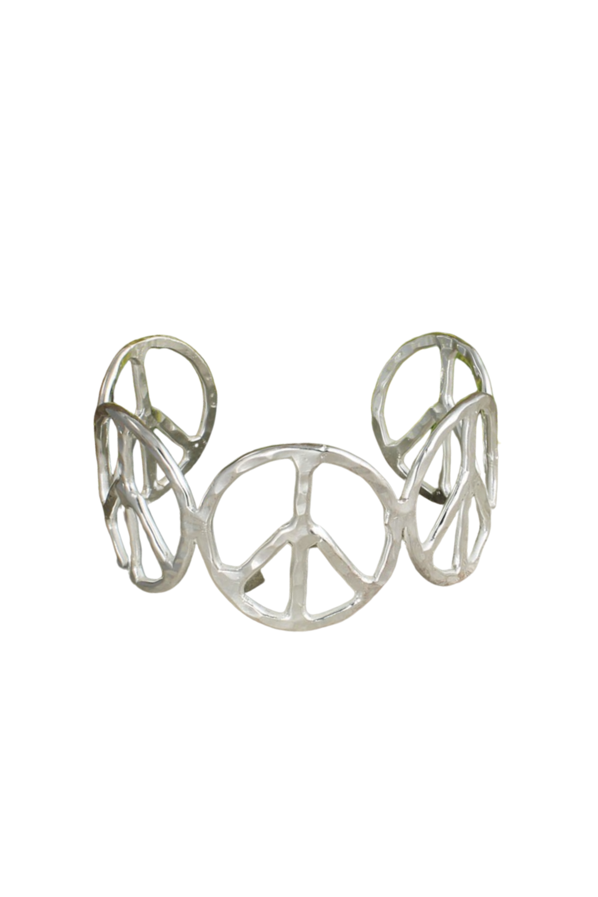 Peace Sign Cuff Bracelet