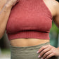 Rooted Red Criss Cross Bralette