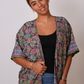Recycled Sari Print Kimono