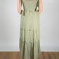Tie Strap Smock Midi Dress