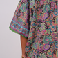 Recycled Sari Print Kimono