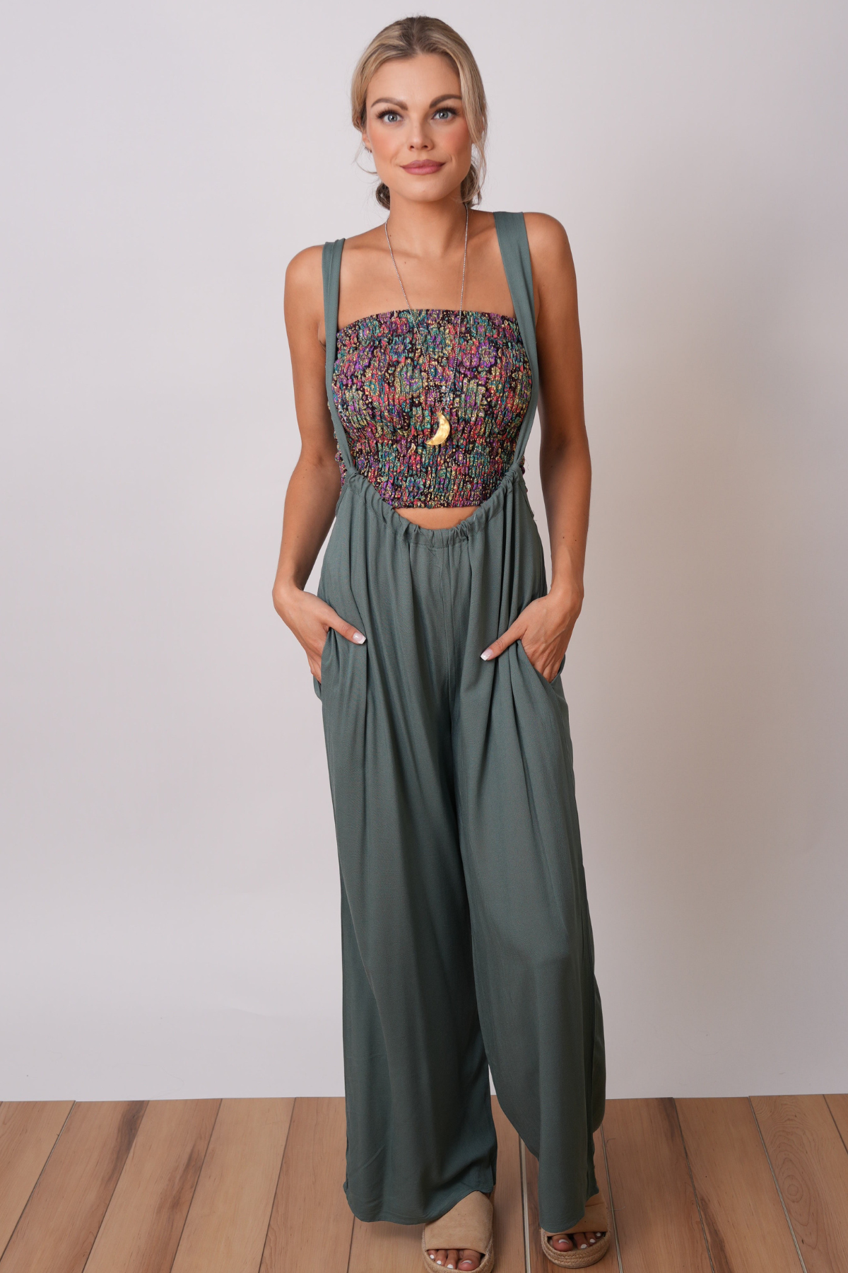 Jade Suspender Overalls