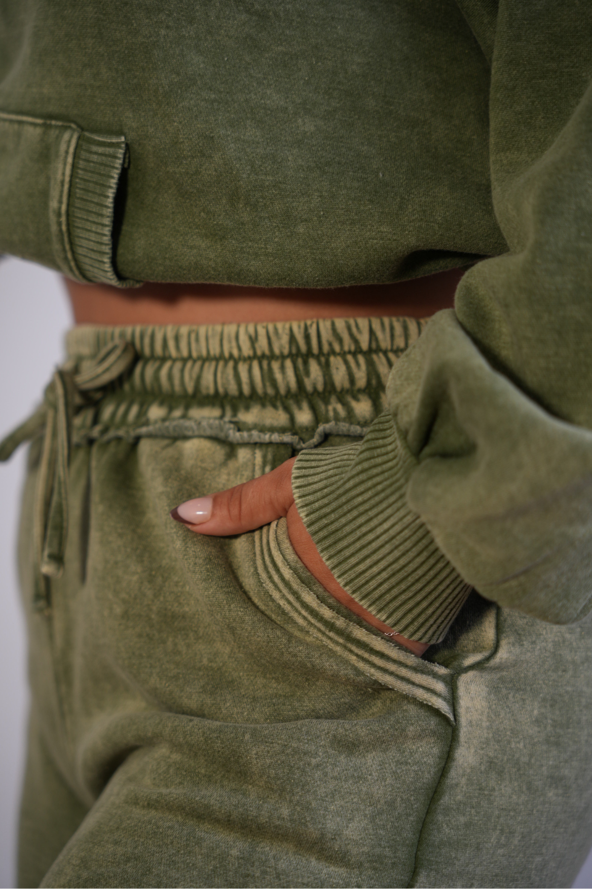 Raw Hem Sweats