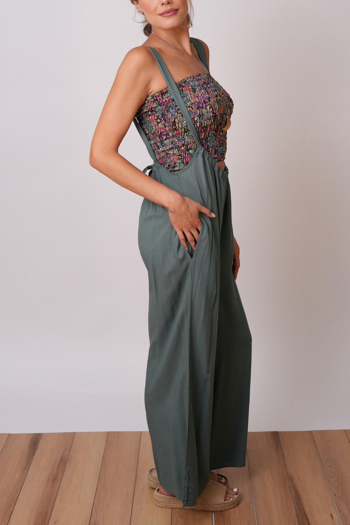 Jade Suspender Overalls