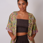 Recycled Sari Print Kimono