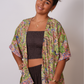 Recycled Sari Print Kimono