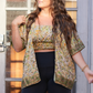 Recycled Sari Print Kimono