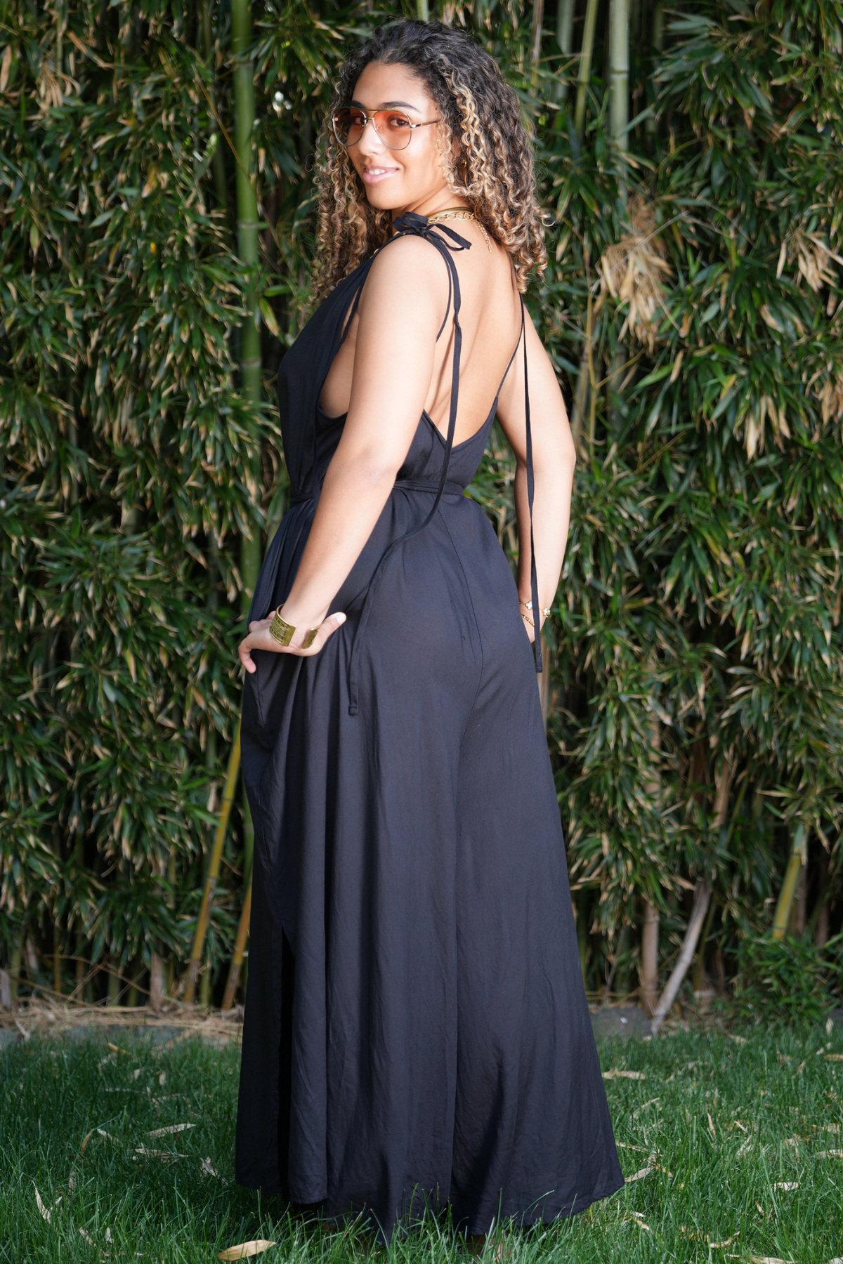 Pre Order Black Goddess Jumpsuit