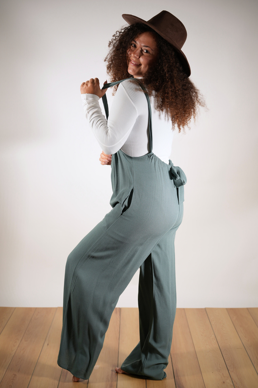 Jade Suspender Overalls