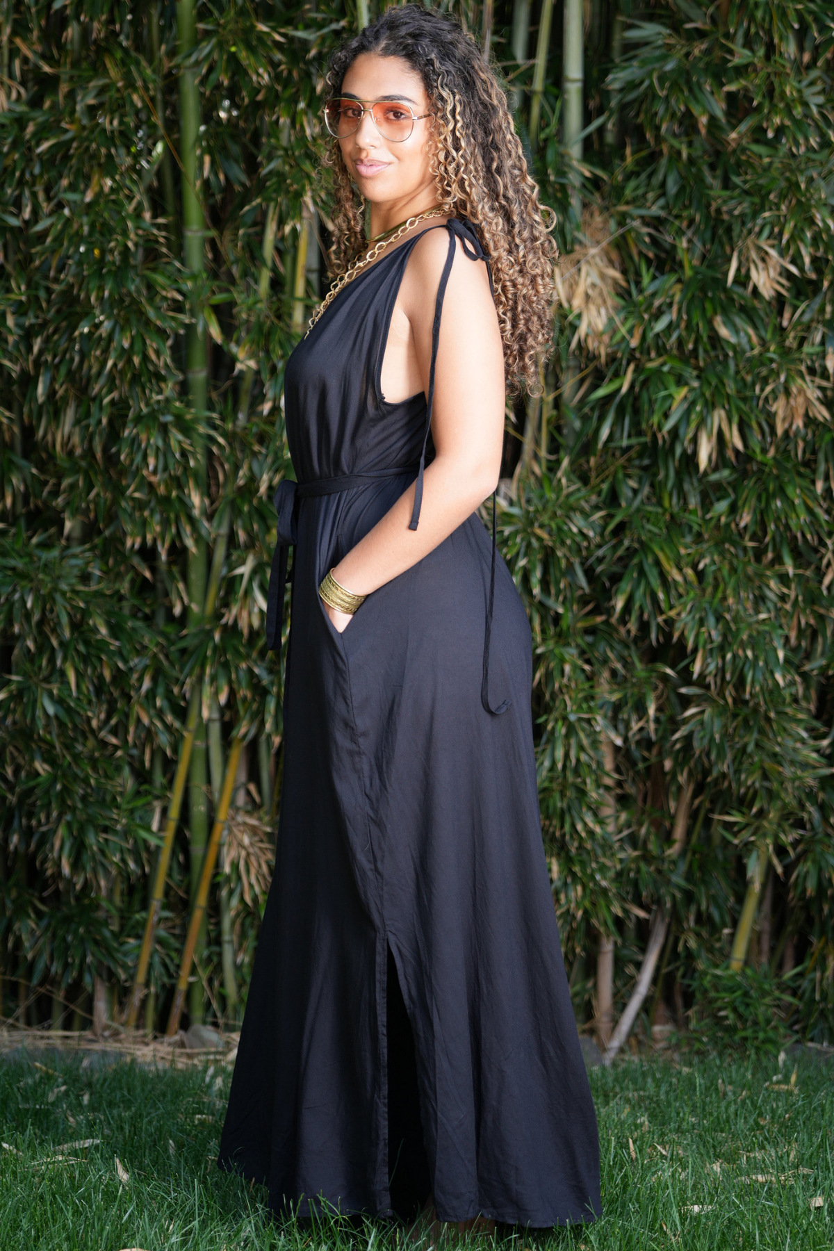 Pre Order Black Goddess Jumpsuit