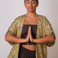 Recycled Sari Print Kimono