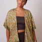 Recycled Sari Print Kimono