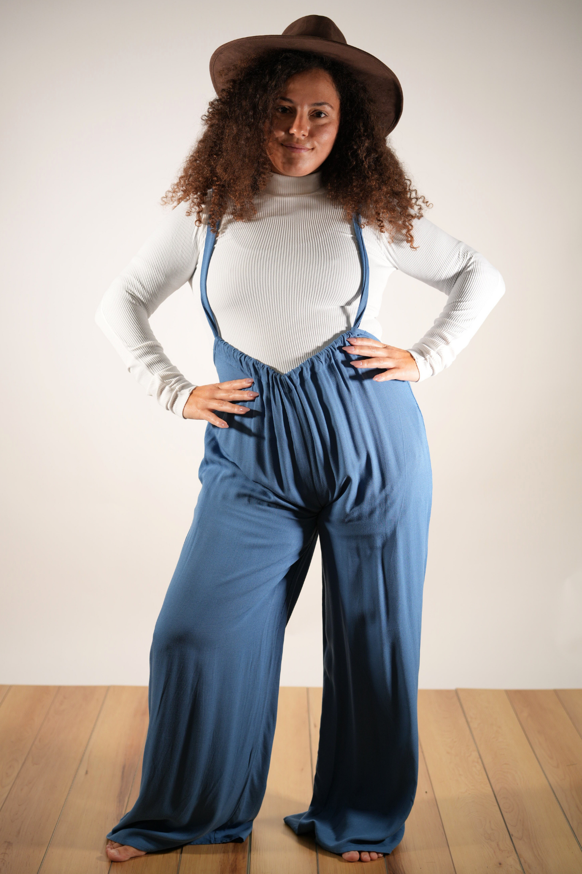 Blue Suspender Overalls