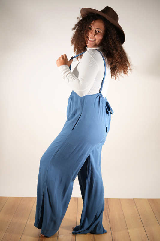 Blue Suspender Overalls