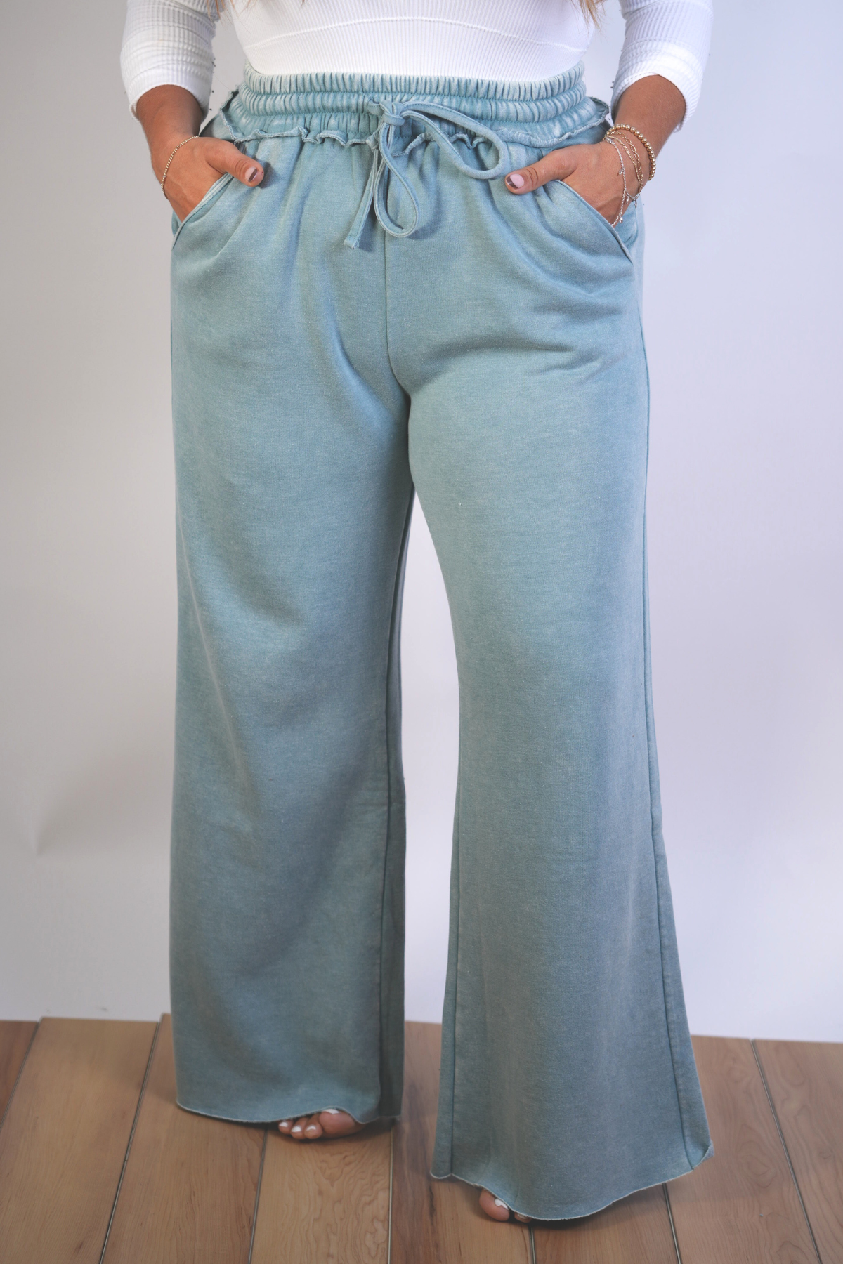 Raw Hem Sweats