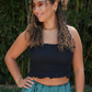Black Smock Top