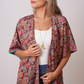 Recycled Sari Print Kimono