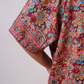 Recycled Sari Print Kimono
