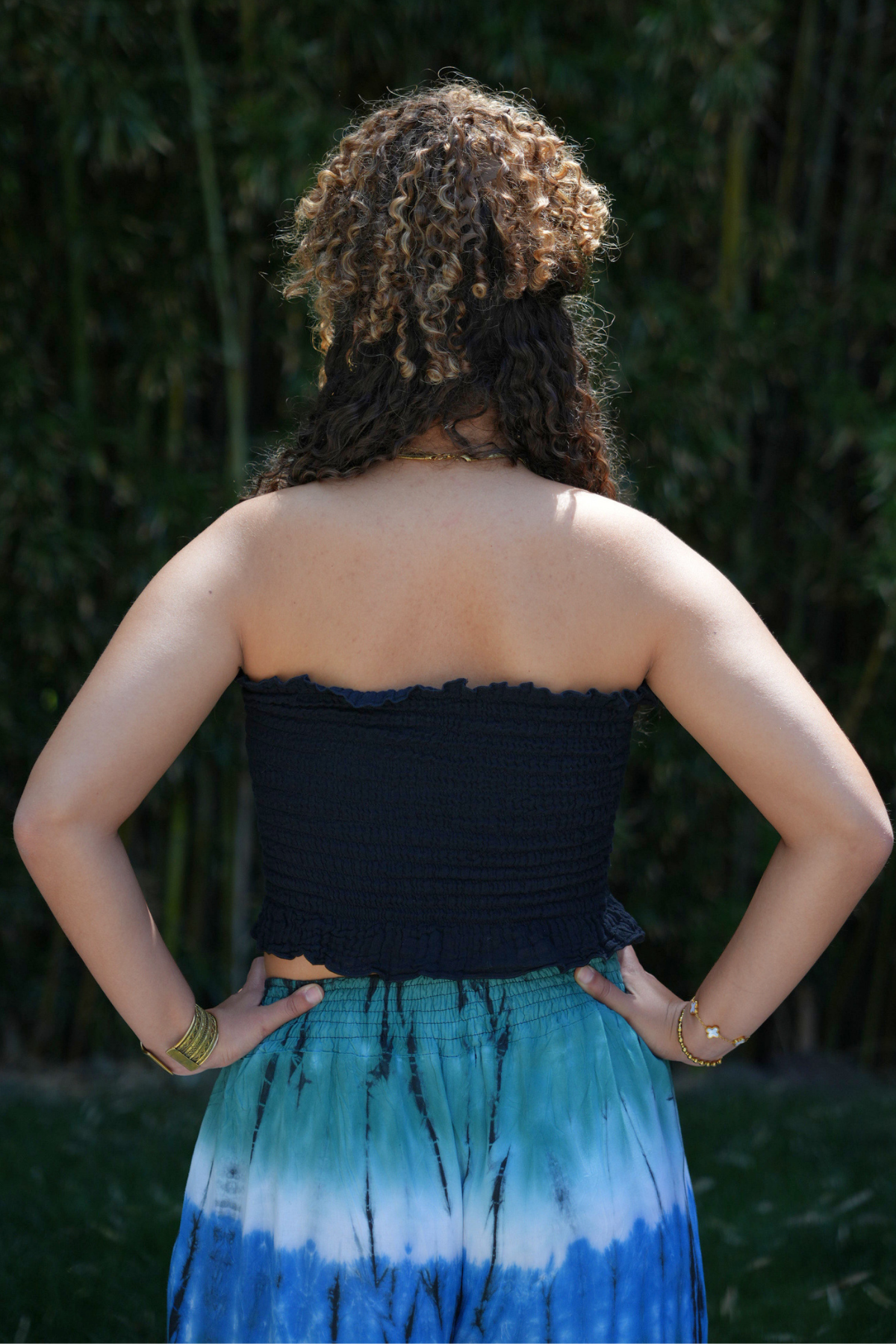 Black Smock Top