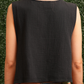 Gauze Side Tie Top