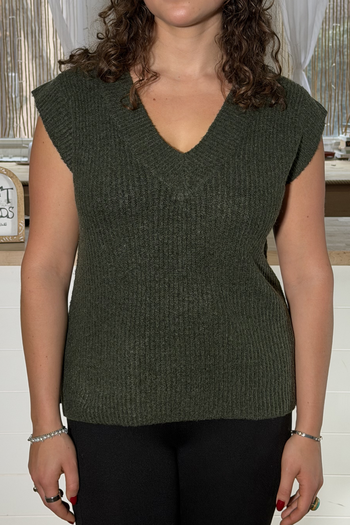 V Neck Sweater Vest