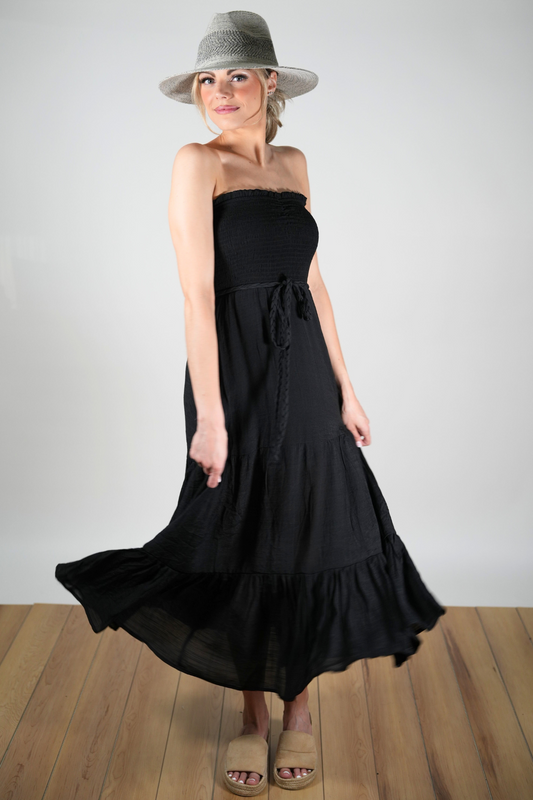 Strapless Maxi W. Belt