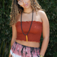 Rust Smock Top
