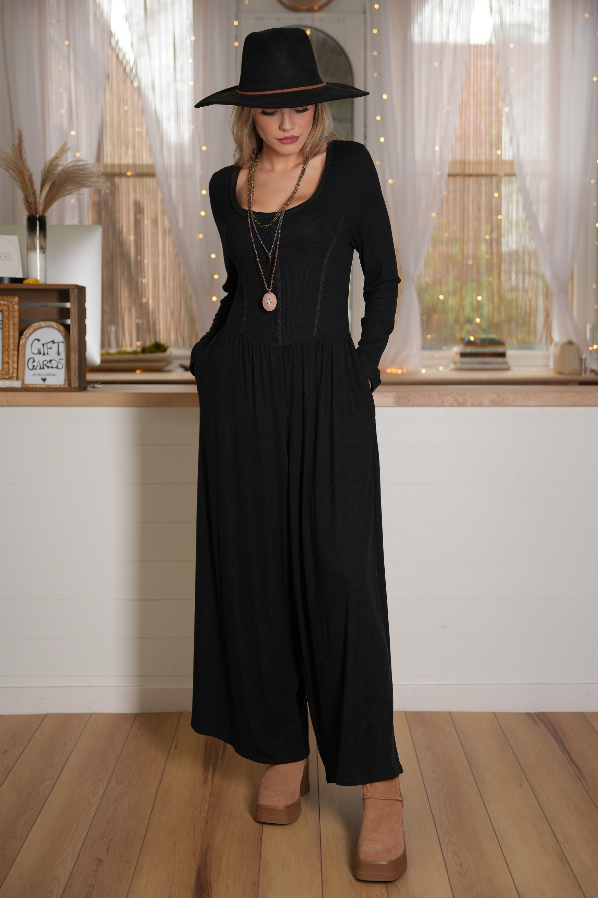 Long Sleeve Jumpsuit