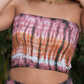 Rust and Rose Tie Dye Smock Top