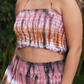 Rust and Rose Tie Dye Smock Top