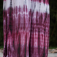 Purple and White Tie Dye Smock Waist Bottoms