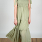 Tie Strap Smock Midi Dress