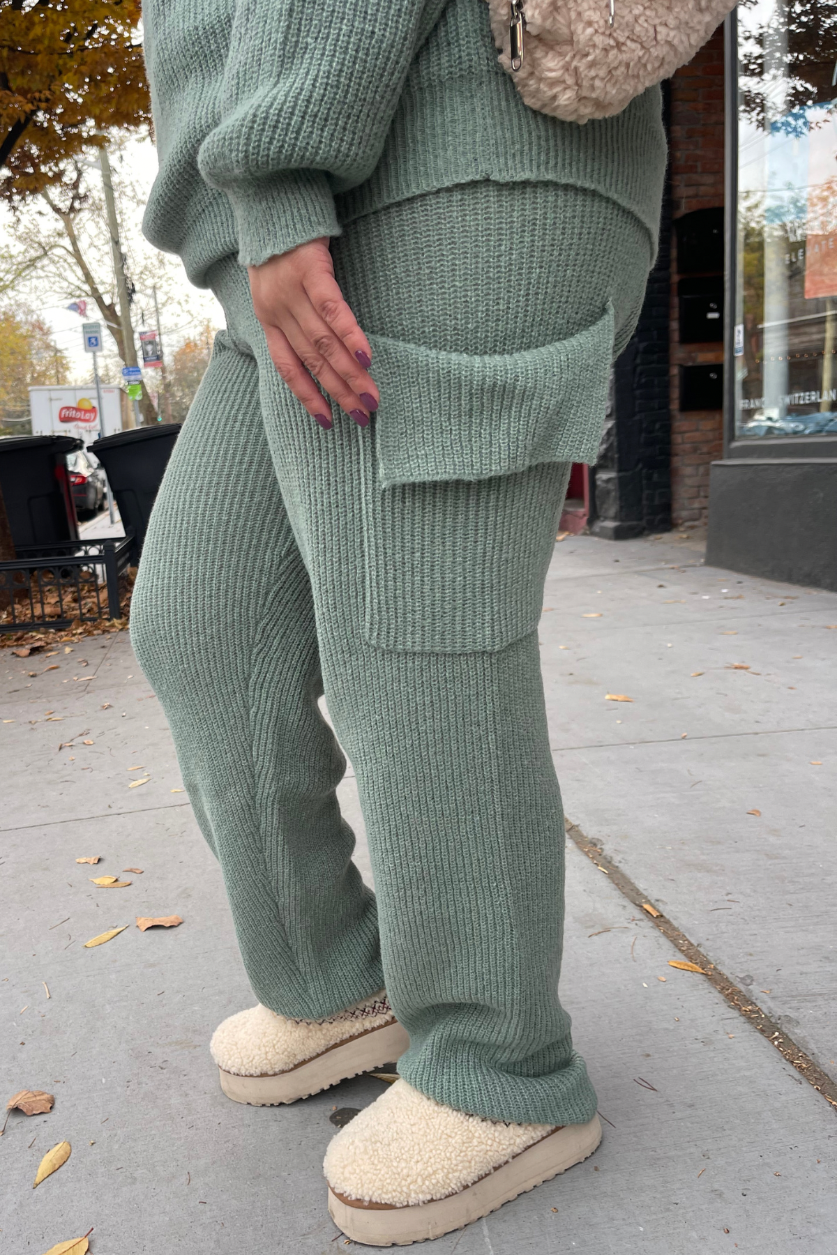 Sage Knit Relaxed Fit Sweater