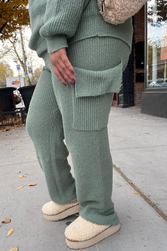 Sage Knit Relaxed Fit Bottoms