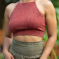 Rooted Red Criss Cross Bralette