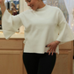 Bell Sleeve Viscose Sweater